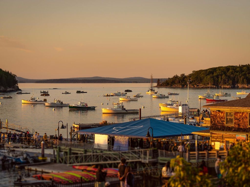 Bar Harbor in Maine in New England Bar Harbor in Maine in New England